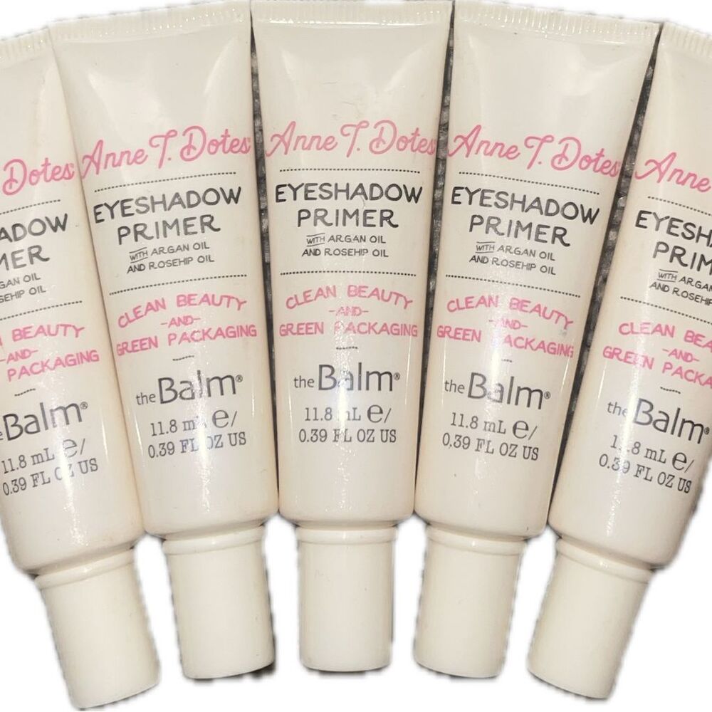 theBalm Lot of 5 Anne T. Dotes Eyeshadow Primer Neutral Cream 11.8ml